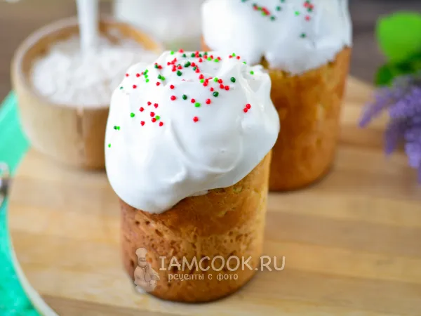 Фото готового блюда: Куличи без опары