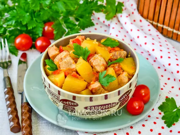 Фото блюда: Жаркое по-деревенски