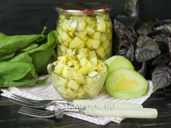 Фото блюда: Кабачки как грибы на зиму