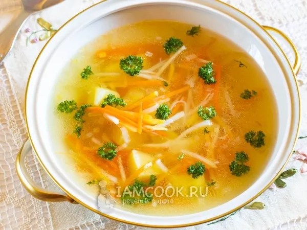 Фото готового блюда: Суп из корнеплодов
