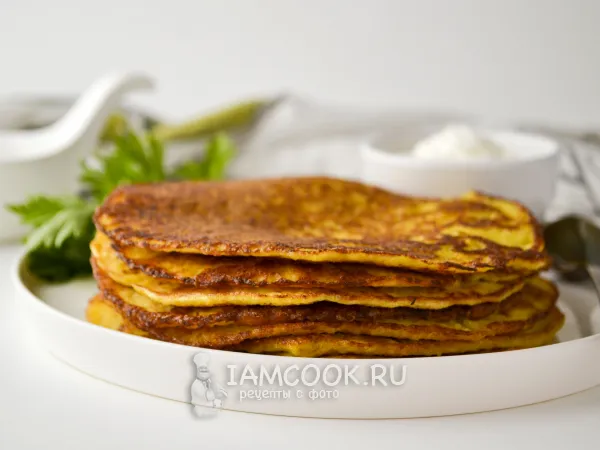 Фото блюда: Блины из кабачков без муки