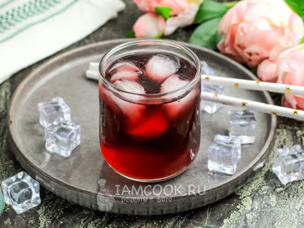 Фото блюда: Алкогольный коктейль с гранатовым соком (с водкой)