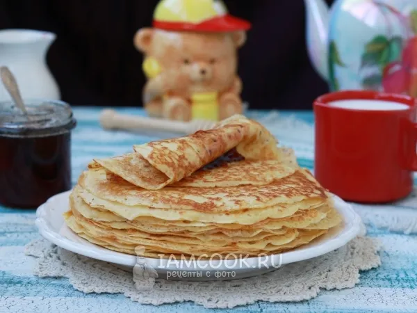 Фото готового блюда: Пшенные блины