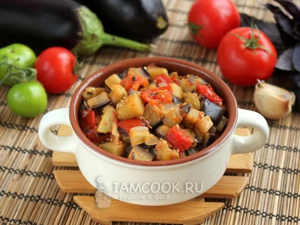 Фото блюда: Баклажаны с помидорами по-тоскански