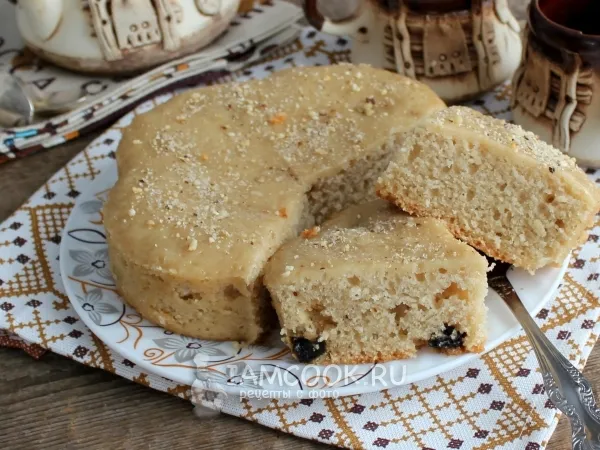 Фото блюда: Постный кекс в мультиварке