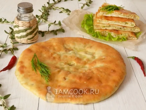 Фото блюда: Осетинский пирог с курицей и сыром