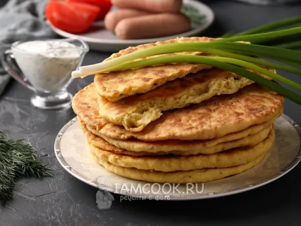 Фото готового блюда: Быстрые творожные лепёшки