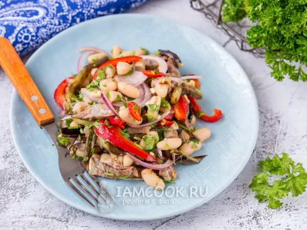 Фото готового блюда: Салат «Тбилиси» с баклажанами