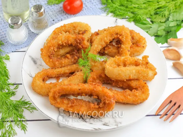 Фото блюда: Кольца кальмара в темпуре