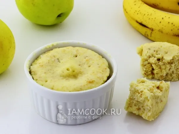 Фото блюда: Кексы в микроволновке без какао