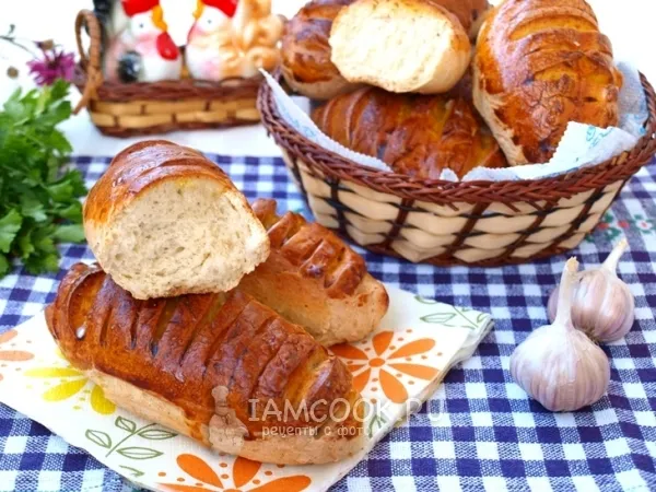 Фото блюда: Чесночные булочки