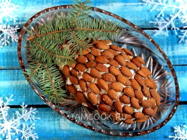 Фото готового блюда: Салат «Шишка»