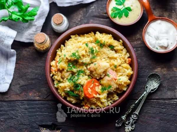 Фото блюда: Плов с яйцом