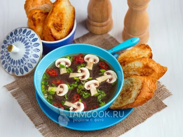 Фото блюда: Постный луковый суп