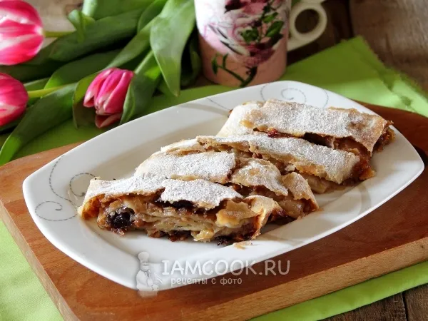 Фото готового блюда: Венский штрудель
