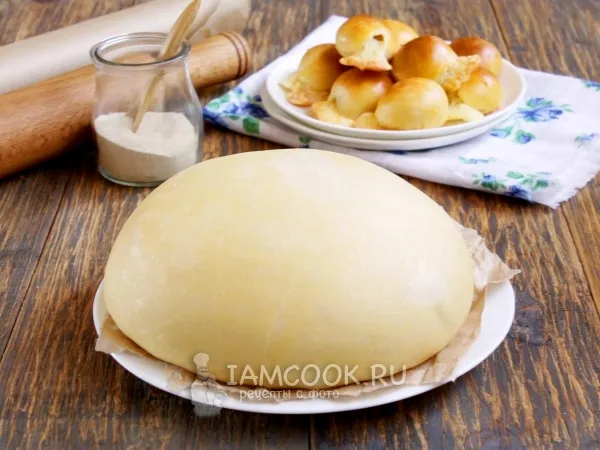 Фото блюда: Тесто для пирогов на сухих дрожжах