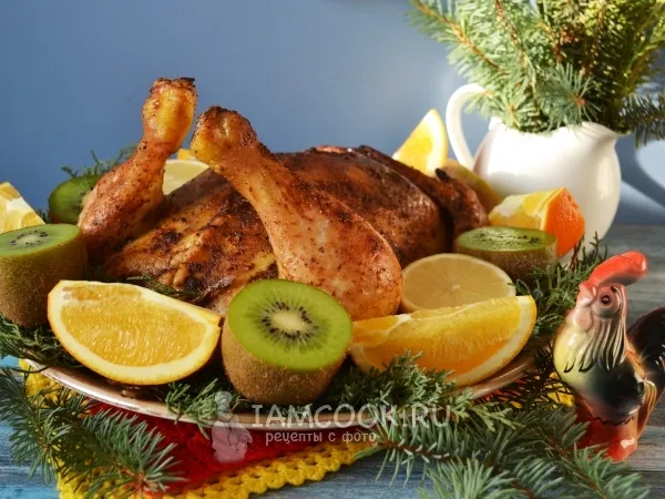 Фото блюда: Фаршированный цыпленок