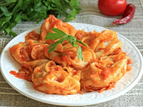 Фото блюда: Манты без мантоварки