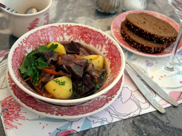 Фото блюда: Мясо по-бургундски