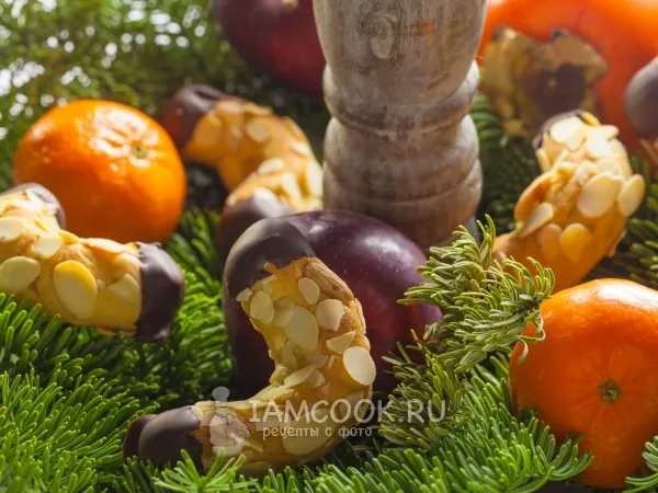 Фото блюда: Миндальные рогалики