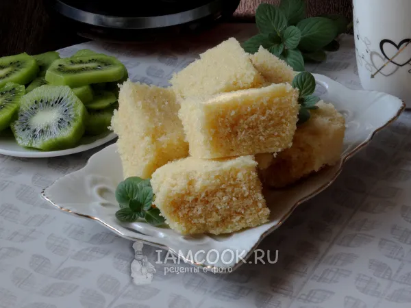 Фото блюда: Кекс из манки в микроволновке