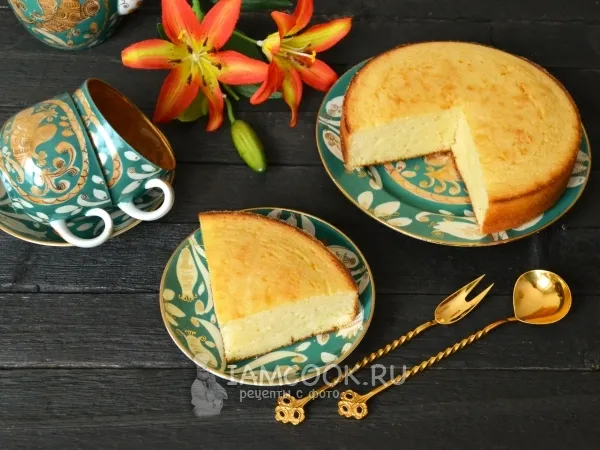 Фото готового блюда: Классический манник на кефире без муки