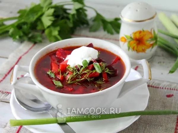 Фото готового блюда: Свекольник как в детском саду (классический рецепт)