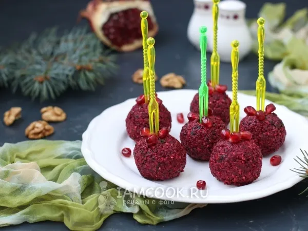 Фото готового блюда: Пхали из свеклы