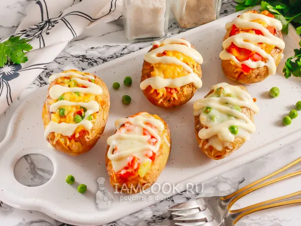 Фото готового блюда: Кумпир (турецкое блюдо)