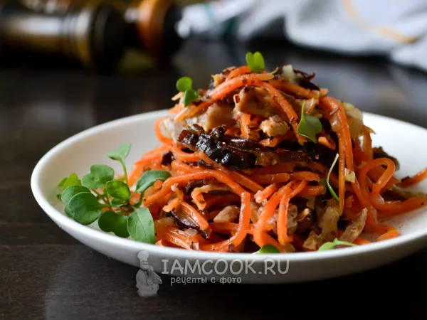 Фото блюда: Морковный салат с курицей