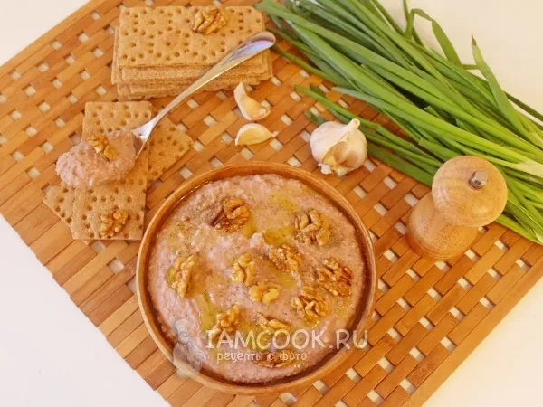 Фото блюда: Паштет из фасоли с орехами