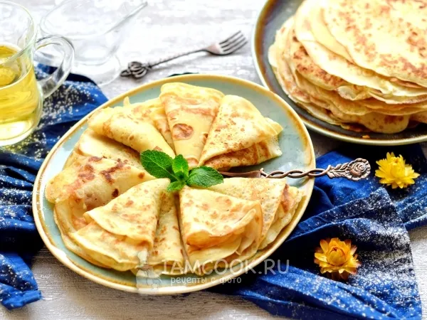 Фото блюда: Блины на пиве без молока