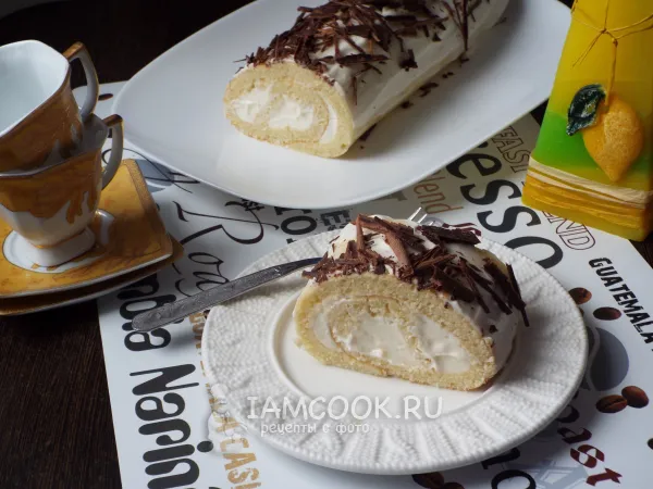 Фото блюда: Бисквитный рулет на желтках