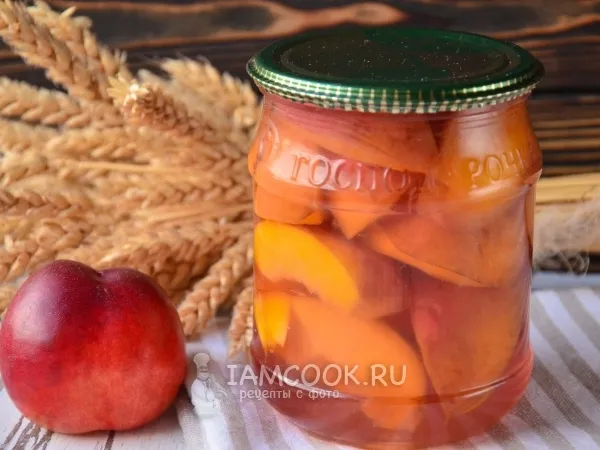 Фото блюда: Нектарины в сиропе на зиму