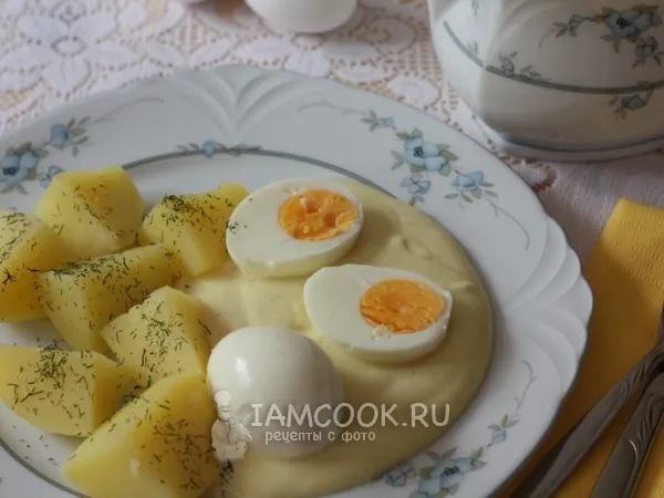 Фото блюда: Яйца в горчичном соусе