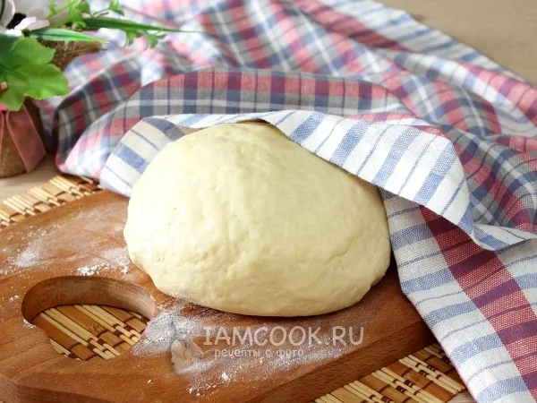 Фото блюда: Тесто для курника на сметане и майонезе