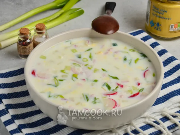 Фото блюда: Окрошка на молоке