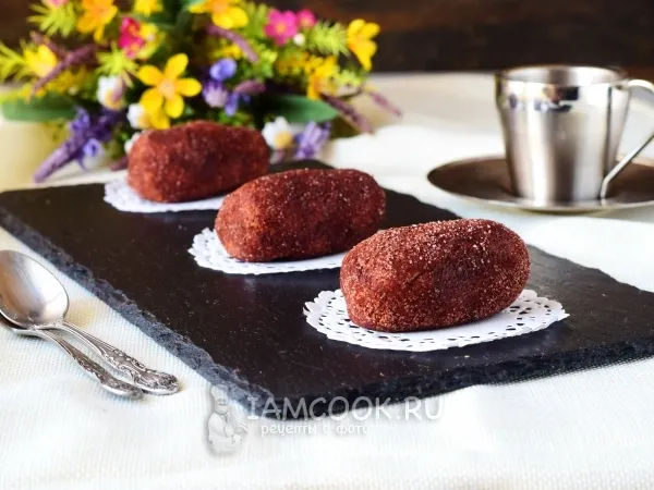 Фото блюда: Пирожное «Картошка» из печенья со сгущенкой