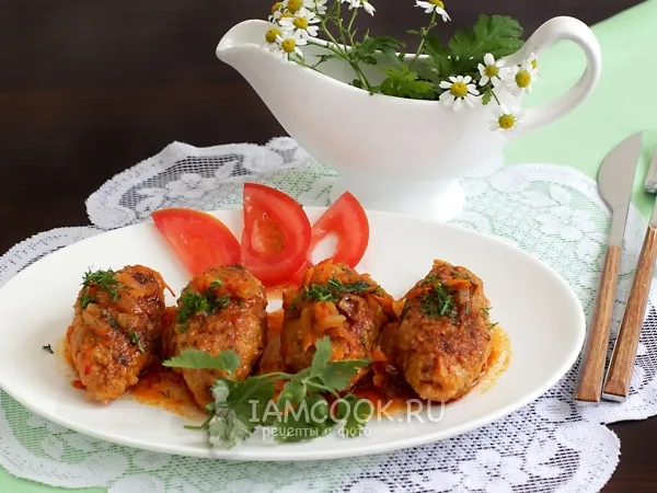 Фото готового блюда: Ленивые голубцы-котлетки