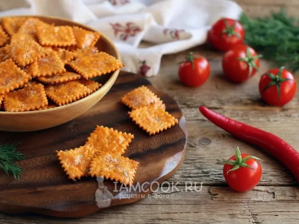 Фото блюда: Томатные крекеры с тимьяном