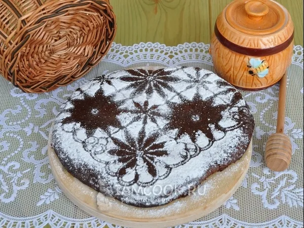 Фото готового блюда: Пряник шоколадный с вареньем