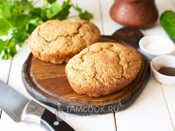 Фото готового блюда: Хлеб из овсяных хлопьев (на кефире)