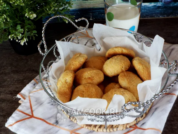 Фото готового блюда: Песочное печенье на маргарине и сметане (мягкое)