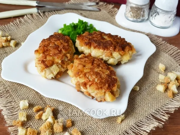 Фото готового блюда: Котлеты куриные «Пожарские»