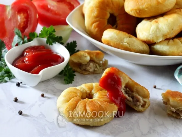 Фото готового блюда: Беляши в мультиварке