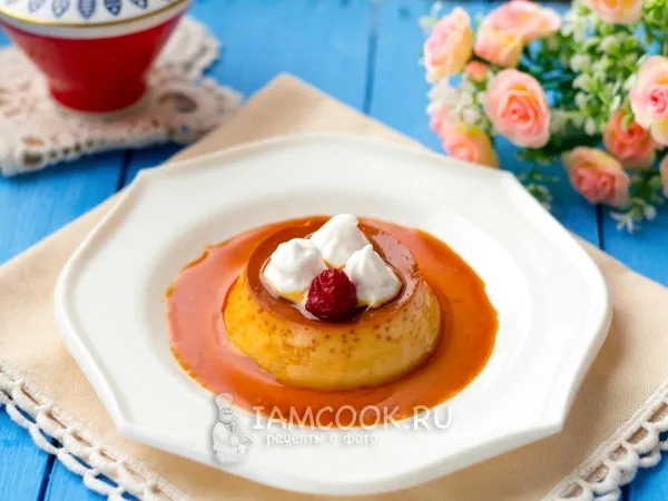 Фото готового блюда: Японский пудинг «Пурин»