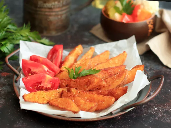 Фото блюда: Картошка по-деревенски как в макдональдс