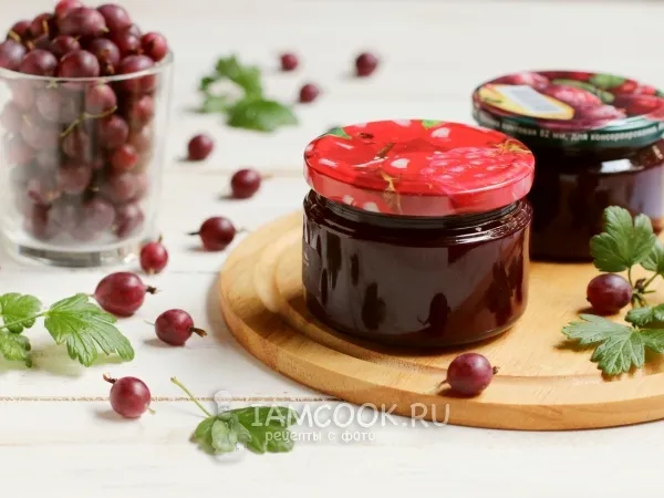 Фото блюда: Мармелад из крыжовника на зиму