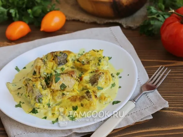 Фото блюда: Навага в майонезе в духовке