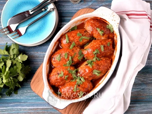 Фото блюда: Постные ленивые голубцы